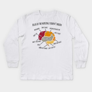 Funny Nursing Student Nurse Gift Idea Kids Long Sleeve T-Shirt